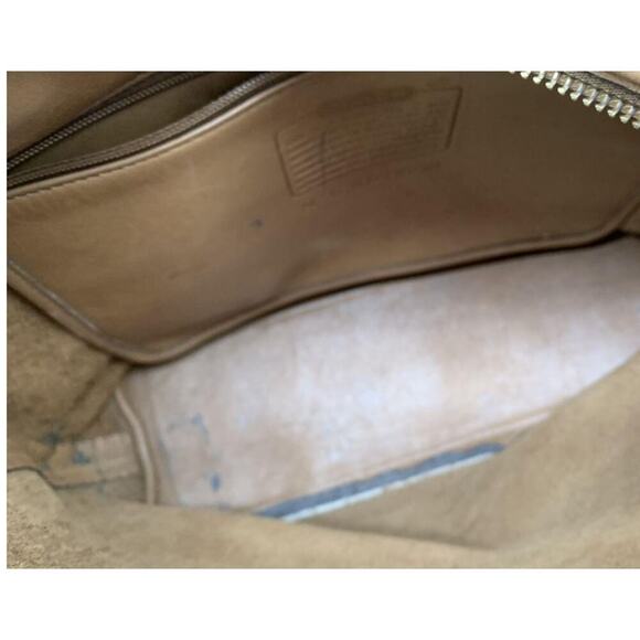 Vintage Coach C30-9058 Glove-Tanned Natural Tan Leather Shoulder Bag - Picture 4 of 5